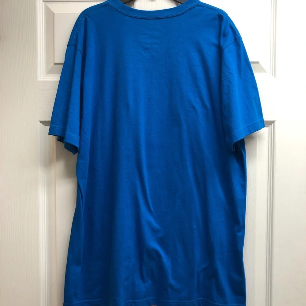 Adidas Royal Blue Dallas Mavericks Graphic Tee Large